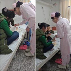 贴心服务,护士耿瑞玲帮小患者买来作文书