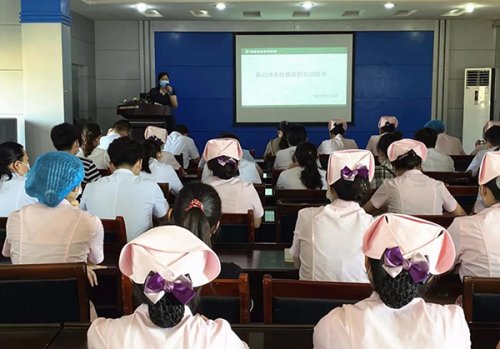 增强院感防护意识,保障医疗卫生安全——河南誉美肾病医院开展常态化疫情防控院感知识培训